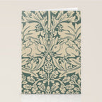 William Morris Brother Rabbit Sage Green Brer Art Stationery Card Gallery Image 2