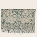 William Morris Brother Rabbit Sage Green Brer Art Wall Hanging Gallery Image 1