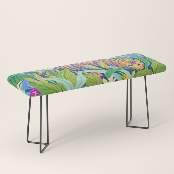 Colorful Jungle Bench Gallery Image 1