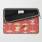 Garden Bird feeding happy red Laptop Sleeve Gallery Image 2