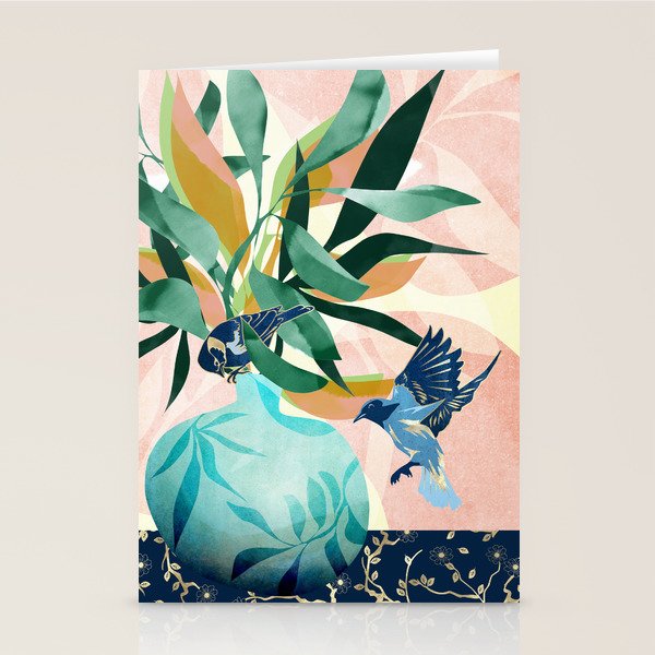 Vintage Vase Abstract Stationery Card Gallery Image 1