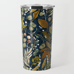 Fall leafy nature dark A Travel Mug Gallery Image 1