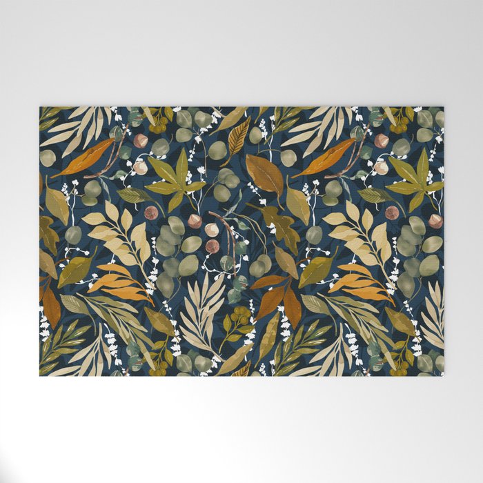 Fall leafy nature dark A Welcome Mat Gallery Image 1