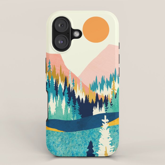Summer Valley Vista iPhone Case Gallery Image 1