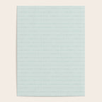 Modern Boho Mudcloth on Aqua Mint  Poster Gallery Image 4