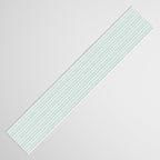Modern Boho Mudcloth on Aqua Mint  Table Runner Gallery Image 3