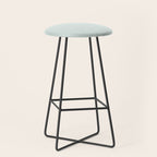 Modern Boho Mudcloth on Aqua Mint  Stool Gallery Image 1