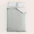 Modern Boho Mudcloth on Aqua Mint  Duvet Cover Gallery Image 6