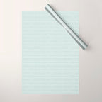 Modern Boho Mudcloth on Aqua Mint  Wrapping Paper Gallery Image 1