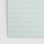 Modern Boho Mudcloth on Aqua Mint  Poster Gallery Image 3
