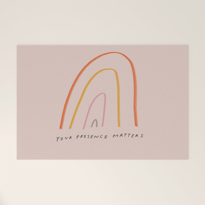 "Your Presence Matters" Welcome Mat Gallery Image 1