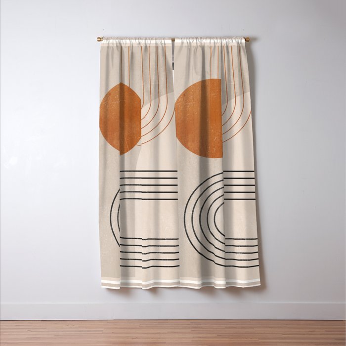 Minimal Geometric 138 Window Curtain Gallery Image 3