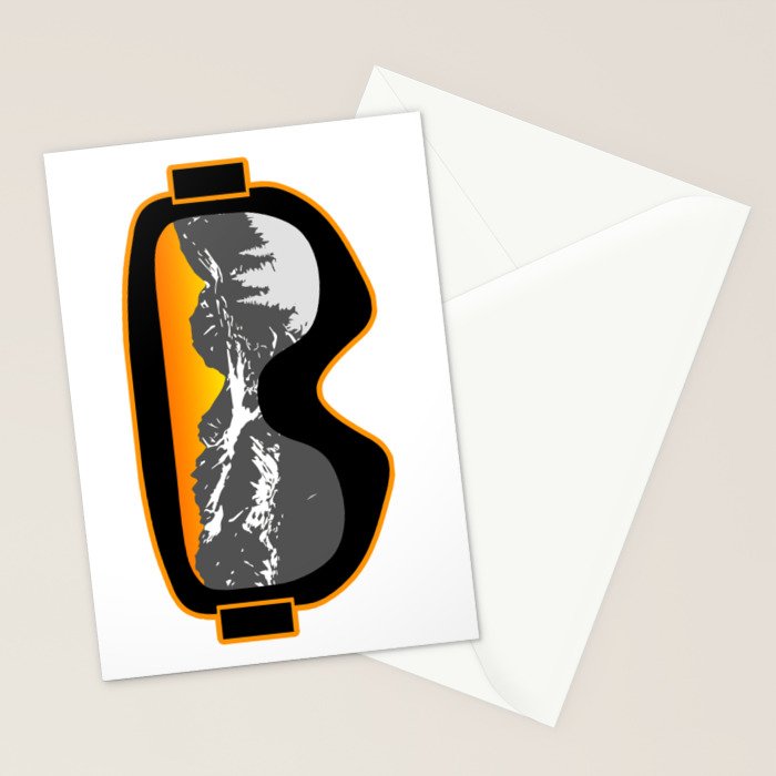 Sunset Goggles 2 | Goggle Designs | DopeyArt Stationery Card Gallery Image 2