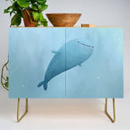 Cute Whale Shark Credenza Gallery Image 1