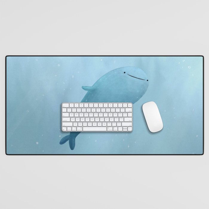 Cute Whale Shark Desk Mat Gallery Image 1
