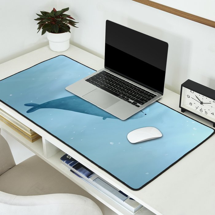 Cute Whale Shark Desk Mat Gallery Image 2