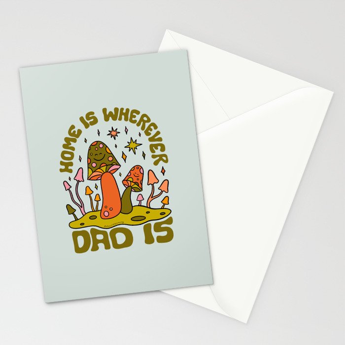 Home Is Wherever Dad Is Stationery Card Gallery Image 2