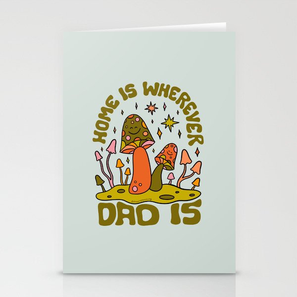 Home Is Wherever Dad Is Stationery Card Gallery Image 2