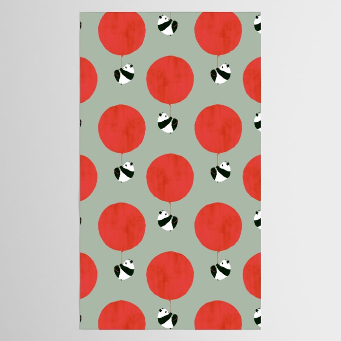 Traveling panda Tablecloth Gallery Image 2