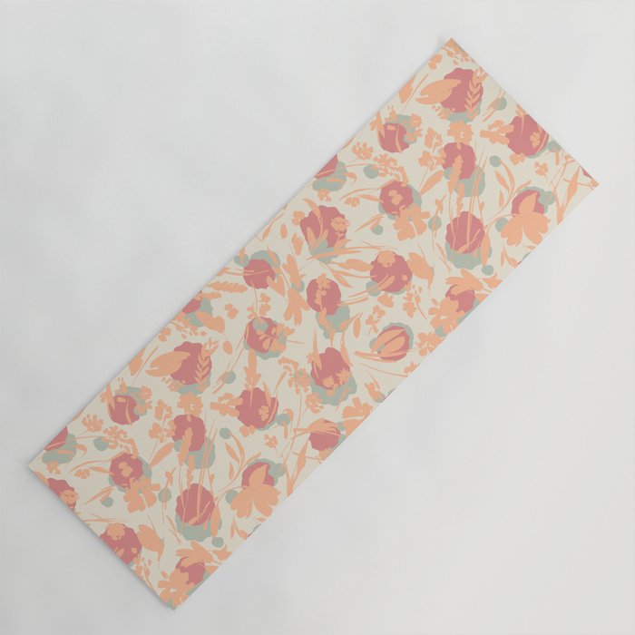 Abstract wild garden 2SM Yoga Mat Gallery Image 1