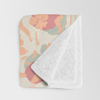 Abstract wild garden 2SM Throw Blanket Gallery Image 3