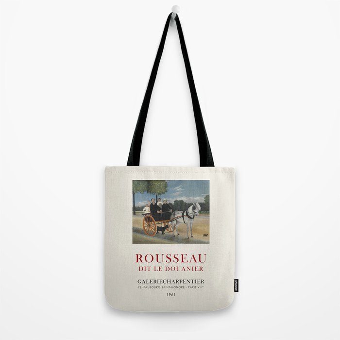 Henri Rousseau Vintage Exhibition Poster, 1961 Tote Bag Gallery Image 2
