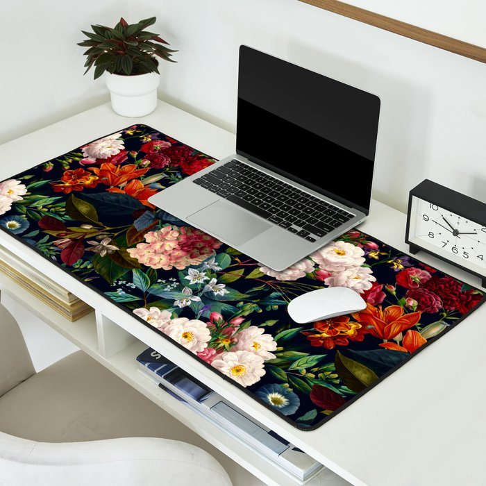 Midnight Garden XXV Desk Mat Gallery Image 2