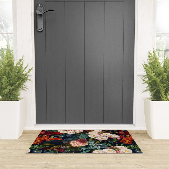 Midnight Garden XXV Welcome Mat Gallery Image 3