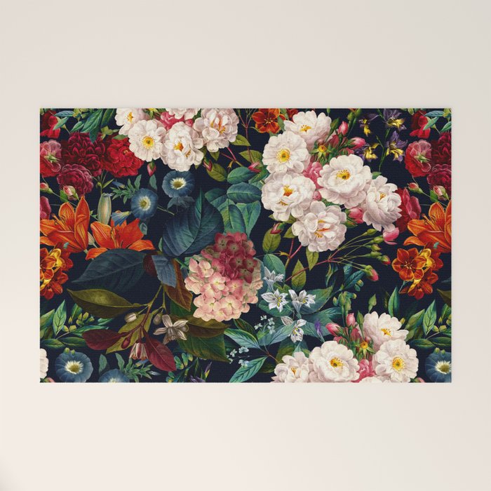 Midnight Garden XXV Welcome Mat Gallery Image 1