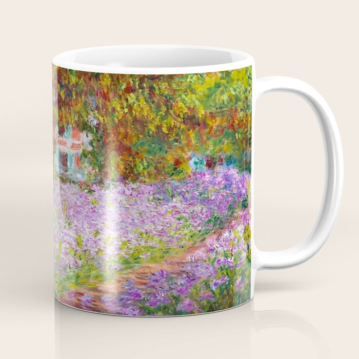 Claude Monet Irises In Monet's Garden At Giverny Coffee Mug Gallery Image 1