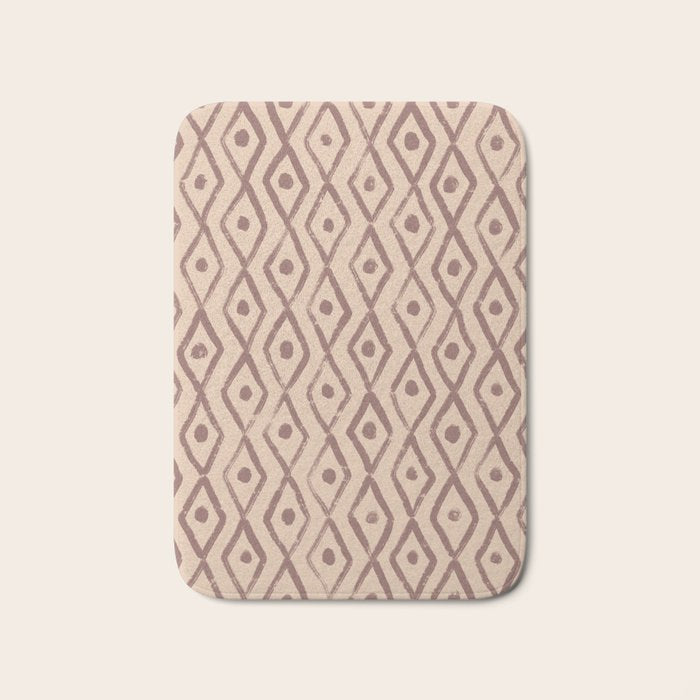 Simple Hand Drawn Pattern #7 Bath Mat Gallery Image 1