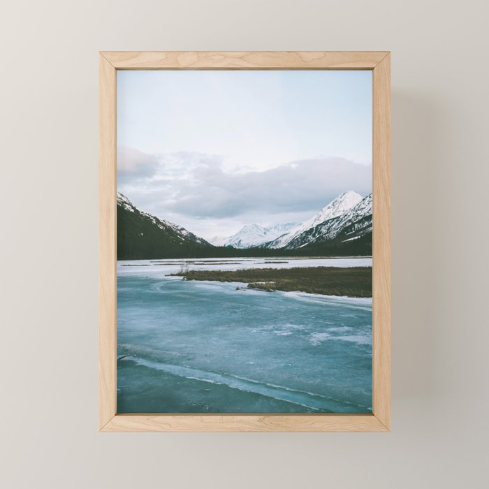 Frozen Blues Mini Art Print Gallery Image 1