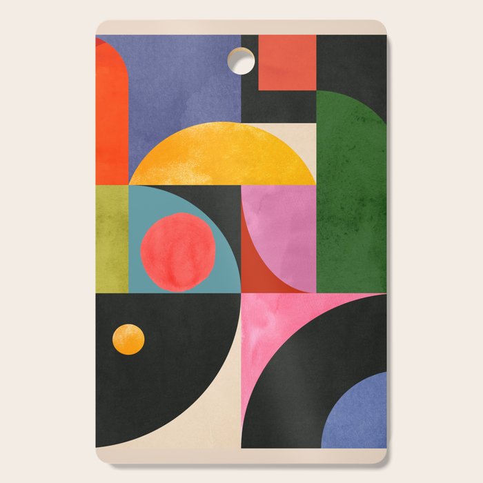 Geometric Shapes 150 Cutting Board Gallery Image 1
