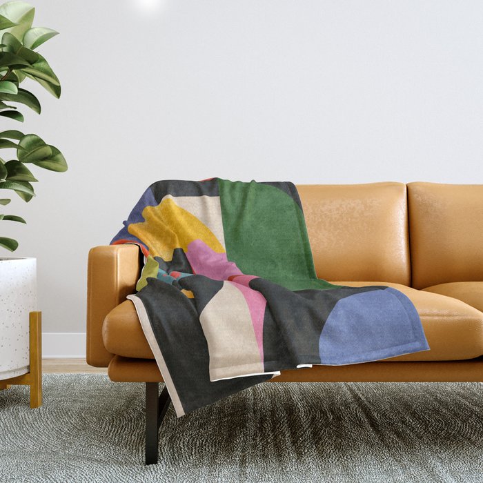 Geometric Shapes 150 Throw Blanket Gallery Image 1