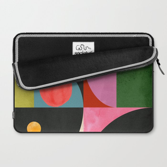 Geometric Shapes 150 Laptop Sleeve Gallery Image 2