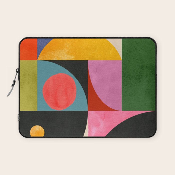 Geometric Shapes 150 Laptop Sleeve Gallery Image 1