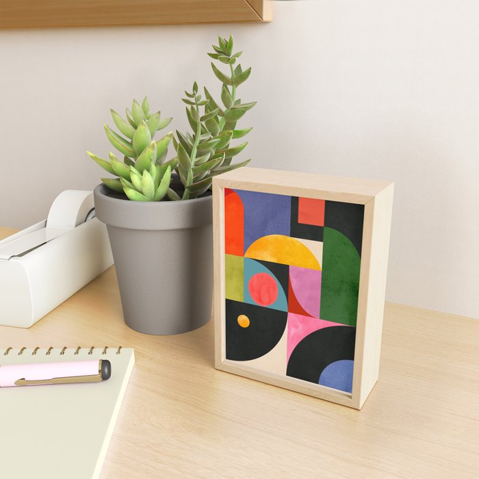 Geometric Shapes 150 Mini Art Print Gallery Image 2
