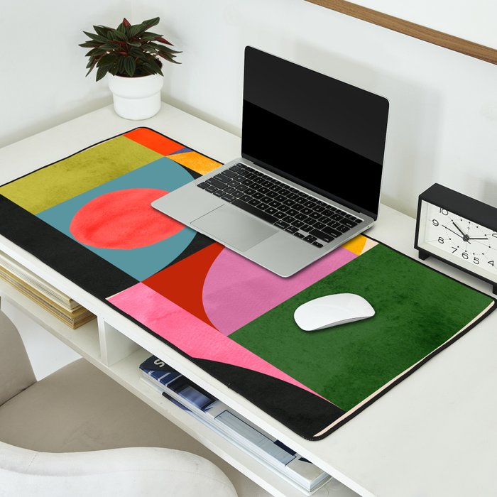 Geometric Shapes 150 Desk Mat Gallery Image 2
