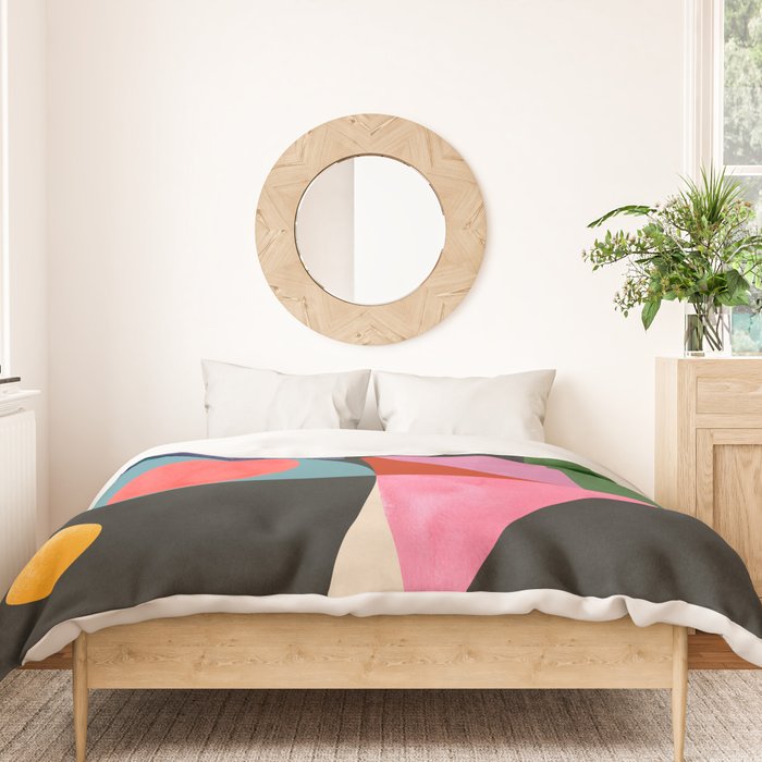 Geometric Shapes 150 Duvet Cover Gallery Image 3