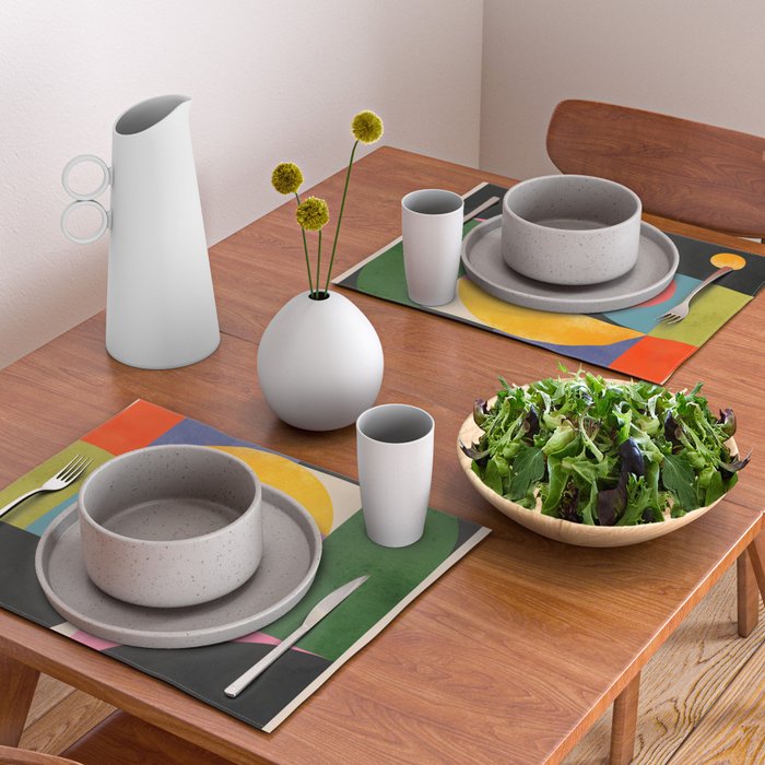 Geometric Shapes 150 Placemat Gallery Image 2
