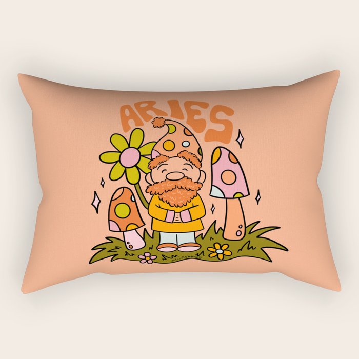 Aries Gnome Rectangular Pillow Gallery Image 2