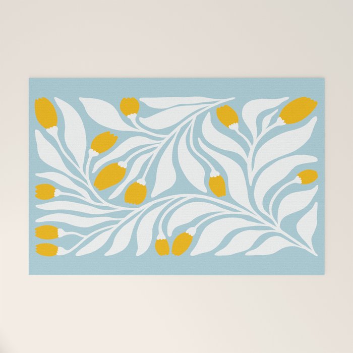 French Tulips Welcome Mat Gallery Image 1