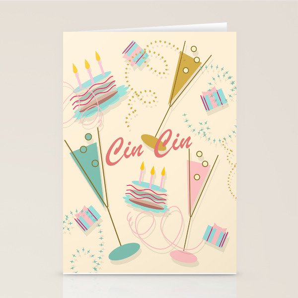 Cin Cin - Happy Party Stationery Card Gallery Image 2