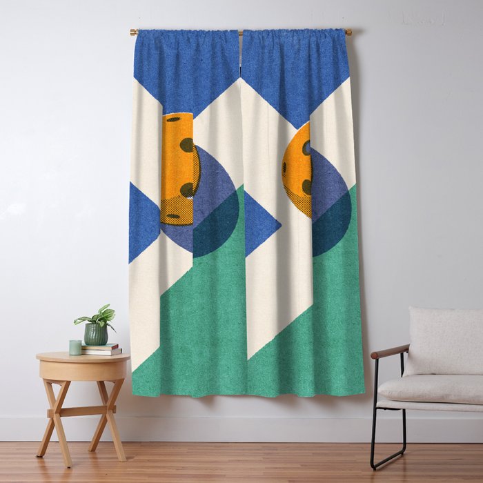 BALLS / Pickleball II Window Curtain Gallery Image 1