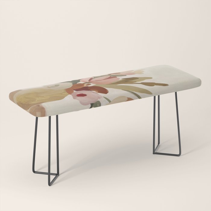 Soft Floral Still Life Bench Gallery Image 1