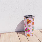 Rainbow Heart Print Travel Mug Gallery Image 4