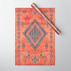 Vintage Moroccan Berber Crapet Wrapping Paper Gallery Image 1