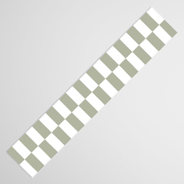 Bars (Pastel Sage) Table Runner Gallery Image 3