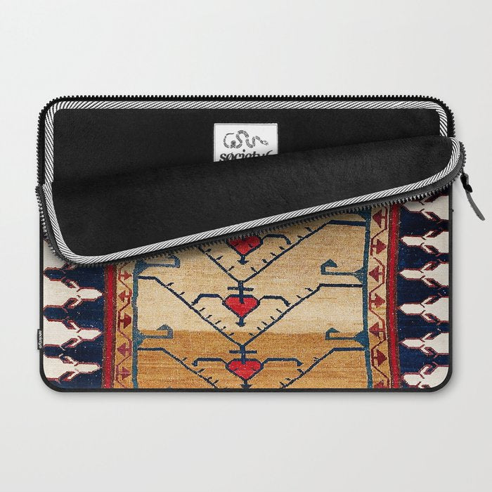 Azerbaijani Northwest Persian Carpet Print Laptop Sleeve Gallery Image 2