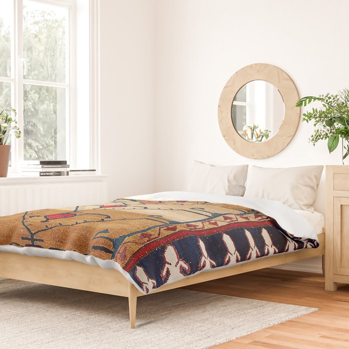 Azerbaijani Northwest Persian Carpet Print Duvet Cover Gallery Image 2